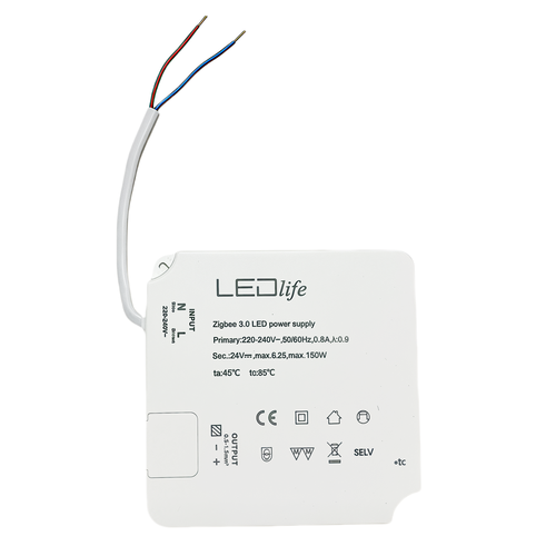 150W / 24V DC Zigbee Netzteil - 6.25A, IP20 Innenbereich, Hue-kompatibel
