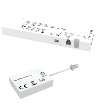 LEDlife Möbelspot dimmbare Stromversorgung 15W - Für Sono und Reco Möbelspot, RF, max. 4 Spots, inkl. Fernbedienung