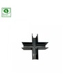 Schwarzer Aluminium Schienenspot für SHIFT - 48V, IP20