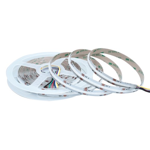 10m 21W/m RGB+CCT COB-LED-Streifen - 24V DC, IP20, 840 LEDs pro Meter, COB LED