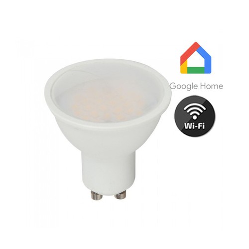 V-Tac 5W Smart Home LED-Lampe - Tuya/Smart Life, kompatibel mit Google Home, Alexa und Smartphones, GU10 Spot