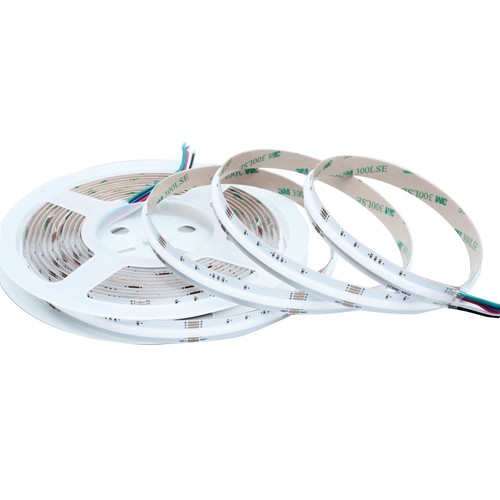 5m 20W/m RGB+WW COB-LED-Streifen - 24V DC, IP20, 784 LEDs pro Meter, COB LED