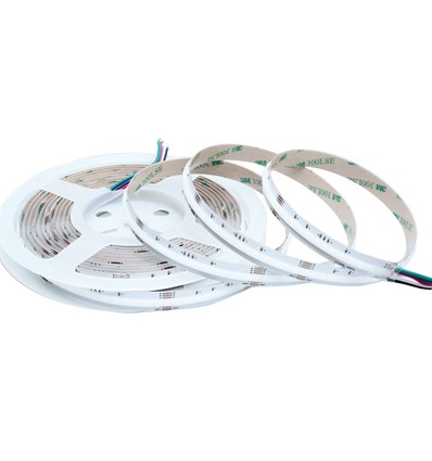5m 20W/m RGB+WW COB-LED-Streifen - 24V DC, IP20, 784 LEDs pro Meter, COB LED