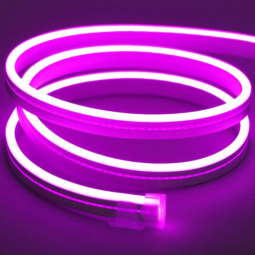 8W pro Meter Lila 8x16 CLIP-ON Neon Flex LED - 24V DC, IP67