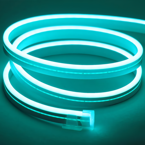 8W pro Meter Hellblau 8x16 CLIP-ON Neon Flex LED - 24V DC, IP67