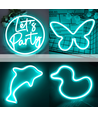 8W pro Meter Hellblau 8x16 CLIP-ON Neon Flex LED - 24V DC, IP67