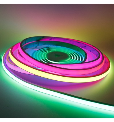 10m Neon RGBIC COB LED-Streifen - 21W/m, 720 LEDs pro Meter, 24V, IP67