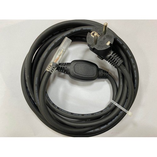 Stecker für 230V LED-Streifen (Typ Q), IP67 wasserdicht - Inkl. Endkappe, 2m, 230V