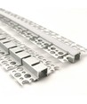 Flexibles Alu-Einputzprofil für LED-Streifen - 2 Meter, inkl. Abdeckung