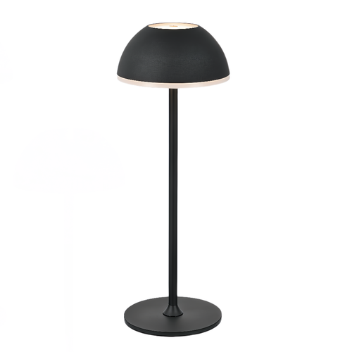 Wiederaufladbare LED-Tischlampe Innen/Außen - Schwarz, Touch-dimmbar, 3in1, IP54 für den Außenbereich