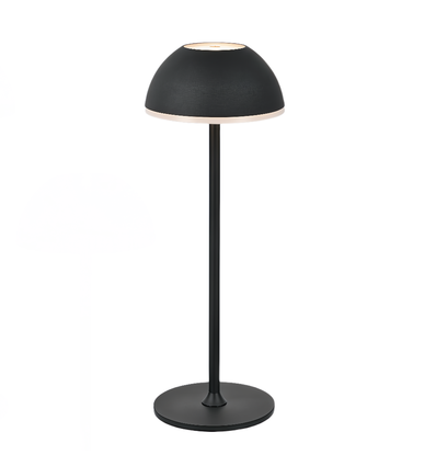 Wiederaufladbare LED-Tischlampe Innen/Außen - Schwarz, Touch-dimmbar, 3in1, IP54 für den Außenbereich
