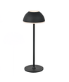 Wiederaufladbare LED-Tischlampe Innen/Außen - Schwarz, Touch-dimmbar, 3in1, IP54 für den Außenbereich