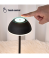 Wiederaufladbare LED-Tischlampe Innen/Außen - Beige, Touch-dimmbar, 3in1, IP54 für den Außenbereich