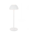 Wiederaufladbare LED-Tischlampe Innen/Außen - Weiß, Touch-dimmbar, 3in1, IP54 für den Außenbereich
