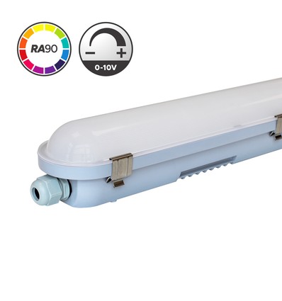 150cm 60W 0-10V RA90 Leuchte HiCRI, durchverdrahtet - IP65, 0-10V, flimmerfrei