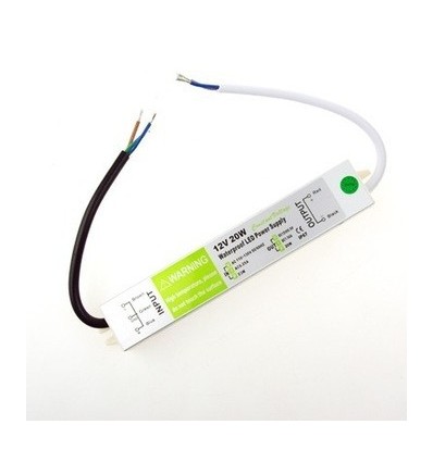 20W / 12V DC Netzteil - 1.6A, IP67 wasserdicht