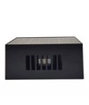 Solar-Wandleuchte - IP54, schwarz, drehbar, quadratisch, Dämmerungssensor