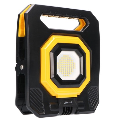 Wiederaufladbarer LED Akku-Arbeitsstrahler 15W, IP54, Dimmbar