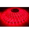 5m 14W/m Roter 660nm LED-Streifen - 24V DC, IP20, 60 LEDs pro Meter