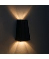 Solar-Wandleuchte - IP54, schwarz, Up/Down, Dämmerungssensor