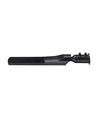 50W Dämmerungs-LED-Straßenlampe - Dämmerungssensor, Ø60 mm, IP65, schwarz, 230V