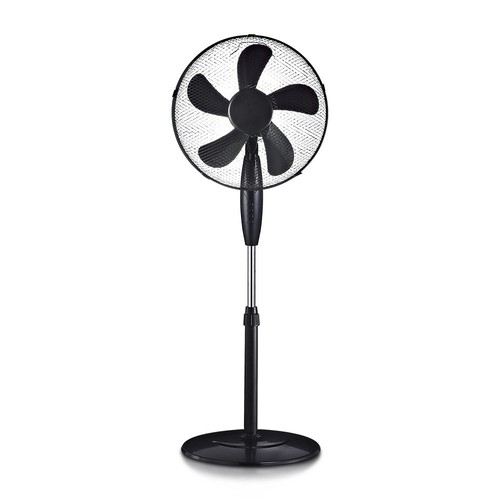 55W Stahlventilator - mit 410mm Rundfuß, 4 Knöpfen, 5 Flügeln (16 Zoll)