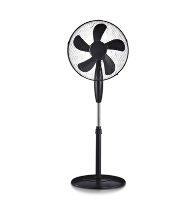 55W Stahlventilator - mit 410mm Rundfuß, 4 Knöpfen, 5 Flügeln (16 Zoll)