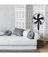 55W Stahlventilator - mit 410mm Rundfuß, 4 Knöpfen, 5 Flügeln (16 Zoll)