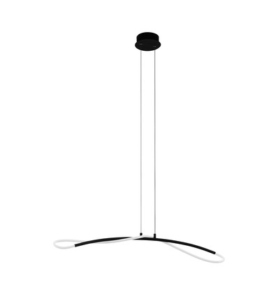 Outlet: EGLO Egidonella LED Pendelleuchte 20W in schwarz/weiß