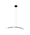 Outlet: EGLO Egidonella LED Pendelleuchte 20W in schwarz/weiß