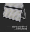 500W LED Fluter - 135lm/W, IP65, Schwarzes Gehäuse, Arbeitsleuchte, 1m Kabel