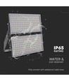 500W LED Fluter - 135lm/W, IP65, Schwarzes Gehäuse, Arbeitsleuchte, 1m Kabel