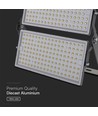 500W LED Fluter - 135lm/W, IP65, Schwarzes Gehäuse, Arbeitsleuchte, 1m Kabel