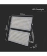 500W Super High Power LED Flutlicht, Samsung LED chip - 135lm/W, 67.500lm, IP65, schwarz, 4000K, 5 Jahre Garantie