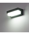 Solar CCT Wandleuchte - IP54, 3 Lichtfarben, schwarz, quadratisch, Dämmerungssensor