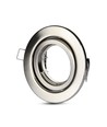 GU10 Einbaustrahler - Satin Nickel, rund, Ø99 mm, Ausschnitt: Ø74 mm