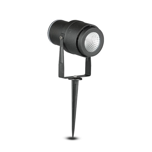 12W LED-Gartenlampe - grün, schwarzes Gehäuse