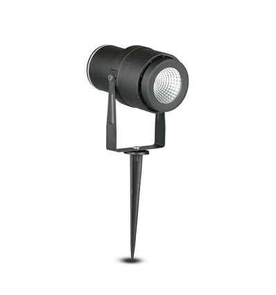 12W LED-Gartenlampe - grün, schwarzes Gehäuse