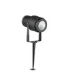 12W LED-Gartenlampe - grün, schwarzes Gehäuse