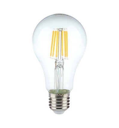 E27 10W LED Filament Birne - A60, Klarglas, 1055lm, 4000K
