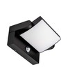 17W LED-Wandleuchte mit Sensor - IP65, schwarz, PIR-Sensor, inkl. Leuchtmittel