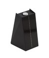 Solar-Wandleuchte - IP54, schwarz, Up/Down, Dämmerungssensor