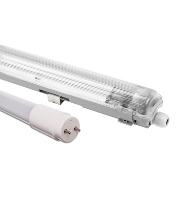 150cm 24W Limea T8 LED Einzelleuchte - IP65, inkl. 1 Stk. LED-Röhre