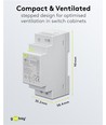 30W / 12V DC DIN-Schienen-Netzteil - 2.5A
