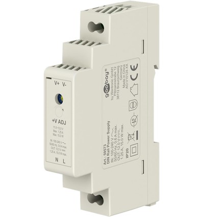 15W / 12V DC DIN-Hutschienen-Netzteil - 1.25A