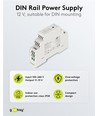 15W / 12V DC DIN-Hutschienen-Netzteil - 1.25A