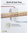 54W / 12V DC DIN-Schienen-Netzteil - 4.5A