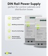 60W / 24V DC DIN-Schienen-Netzteil - 2.5A