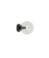 Rossi K1 Schwarz/Transparent Pendelleuchte - Ø14 cm, E14, 230V, ohne Leuchtmittel