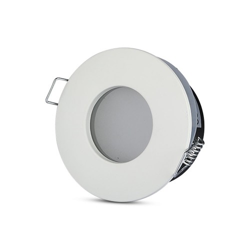 IP54 Downlight ohne Leuchtmittel - Gummidichtung, Loch: Ø7,5 cm, Maße: Ø8,4 cm, passend für GU10 und MR16